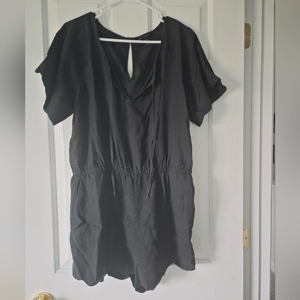 J. Crew Black Romper